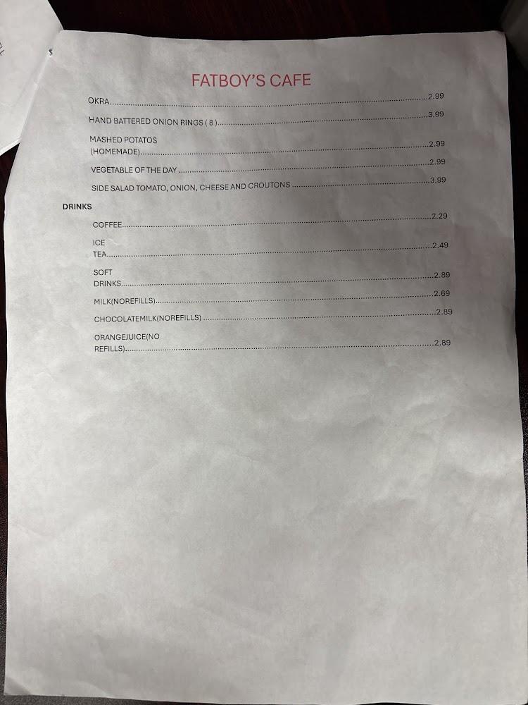 Buffalos Cafe & Pizzeria Menu image 4